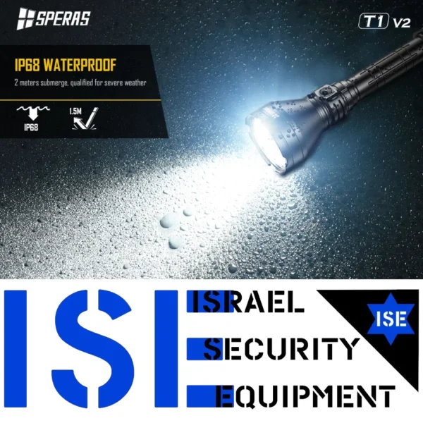 ⁦פנס סריקה SPERAS T1 V2⁩ – תמונה ⁦5⁩